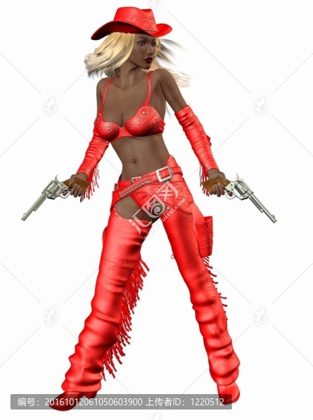 性感的女牛仔