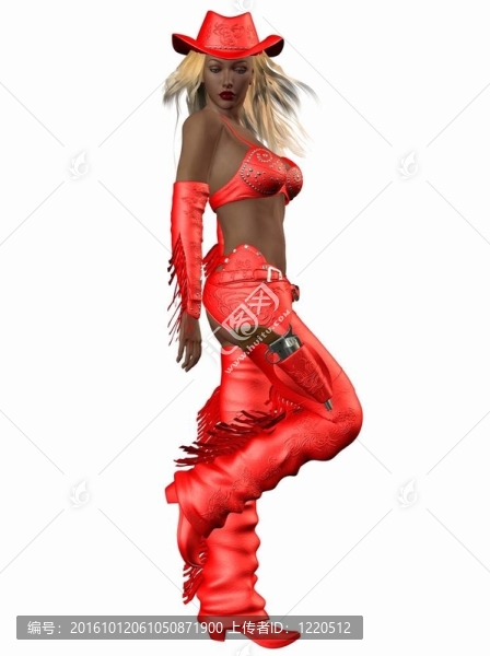 性感的女牛仔