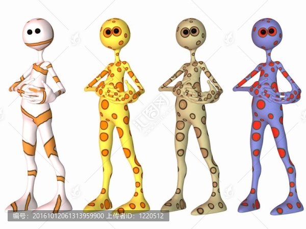 幻想的卡通人物