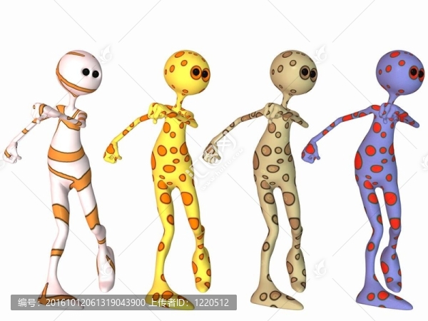 幻想的卡通人物