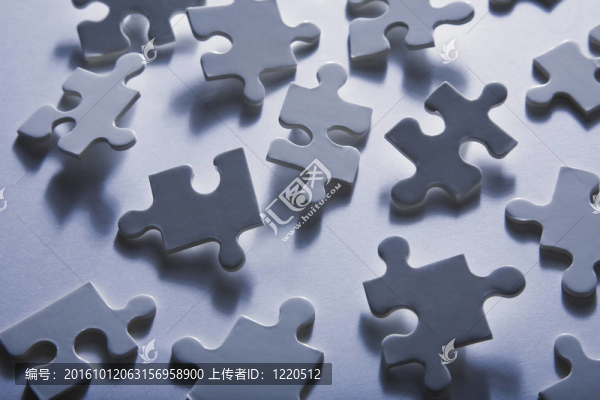具有戲劇性光線的拼圖片