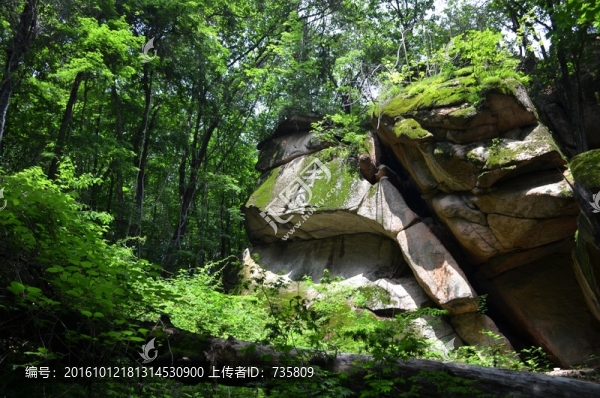 山林巨石