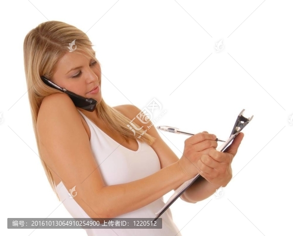 可愛的女商人