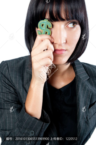 貨幣符號的商人
