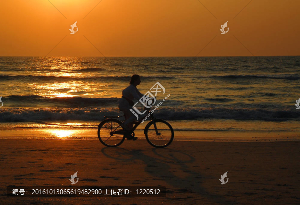 騎自行車的人在森塞特