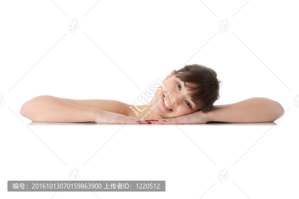 一個美麗的女人的肖像
