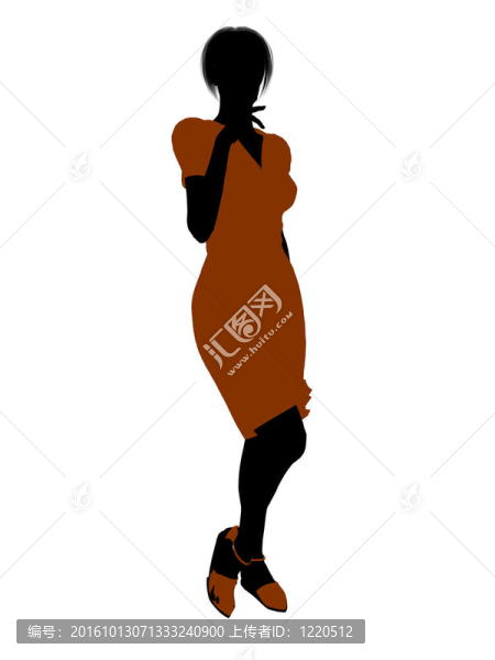 女復(fù)古剪影