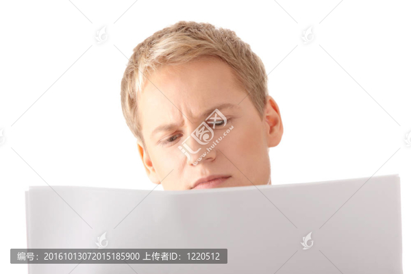 閱讀的空白紙