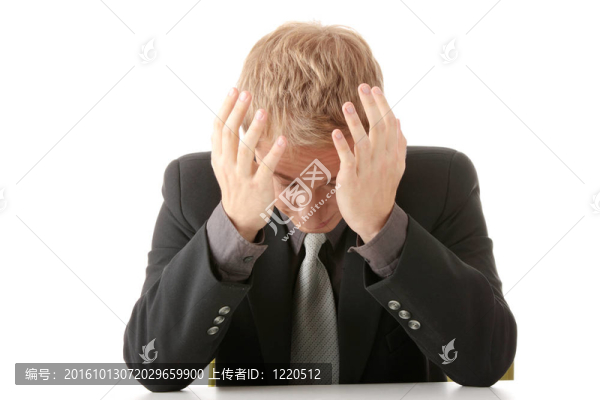 商人在抑郁