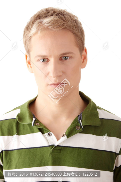 一個(gè)可愛的年輕男性的形象