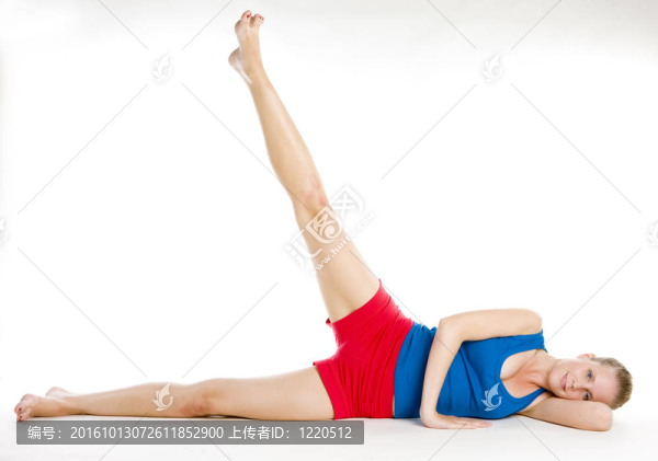 鍛煉的女人