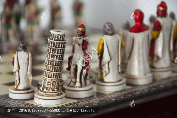 象棋圣誕飾品；托斯卡納；意大利