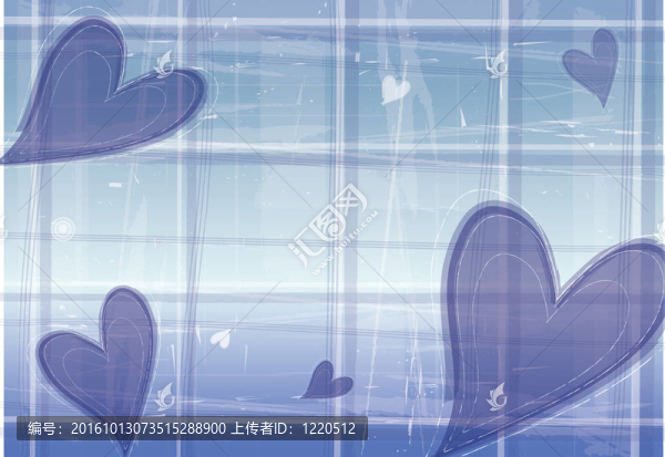 藍(lán)色的心背景