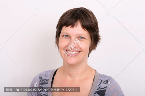 女性肖像。