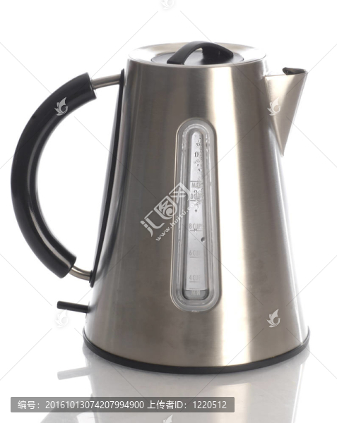 具有白色背景反光的電茶壺
