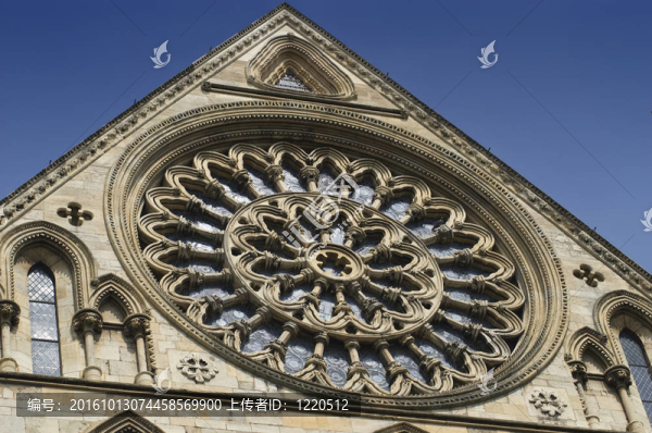 玫瑰窗；Yorkminster；英國