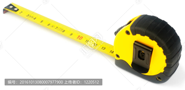 白色的磁帶測量