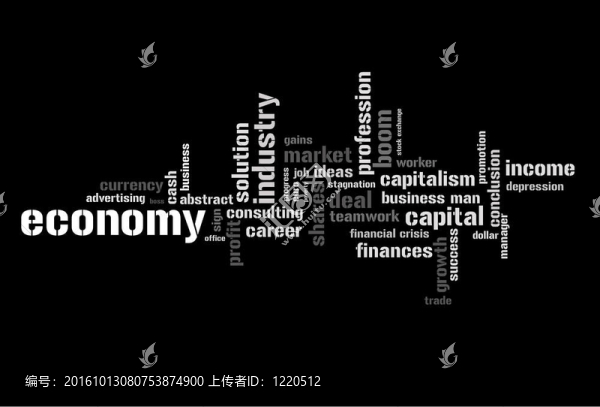 具有經(jīng)濟(jì)條件的插圖