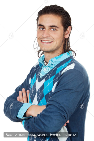 有吸引力的休閑男孩