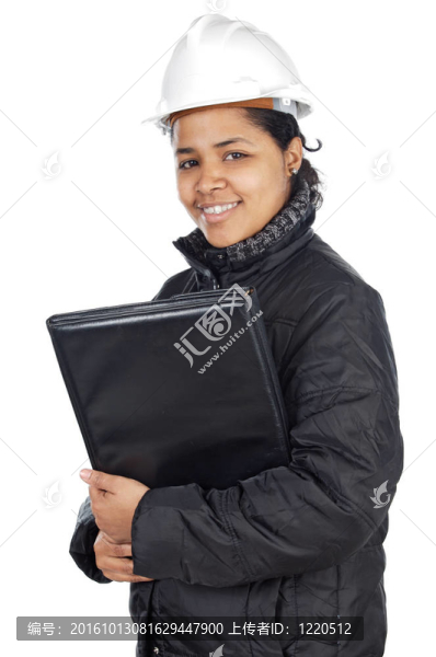 有吸引力的女建筑師