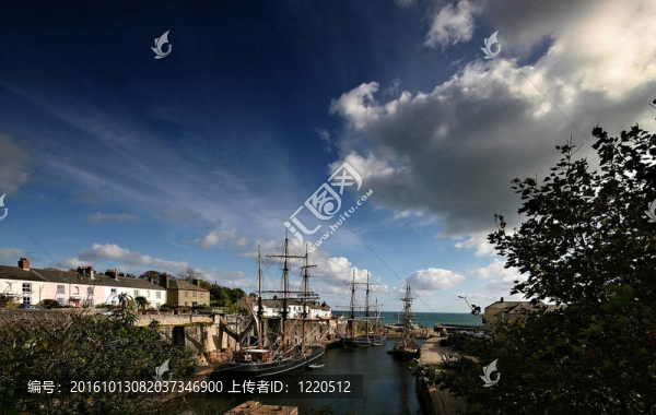 在查爾斯頓港康沃爾tallships