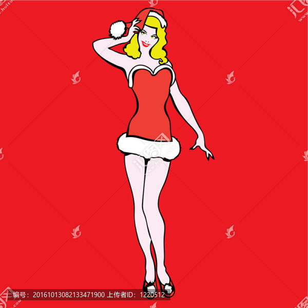 女人圣塔克勞斯