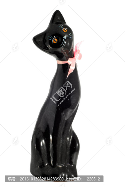 優(yōu)雅的貓的雕像