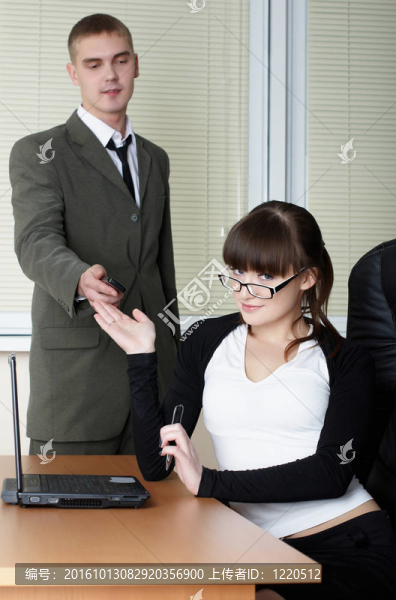 迷人的商業(yè)女人