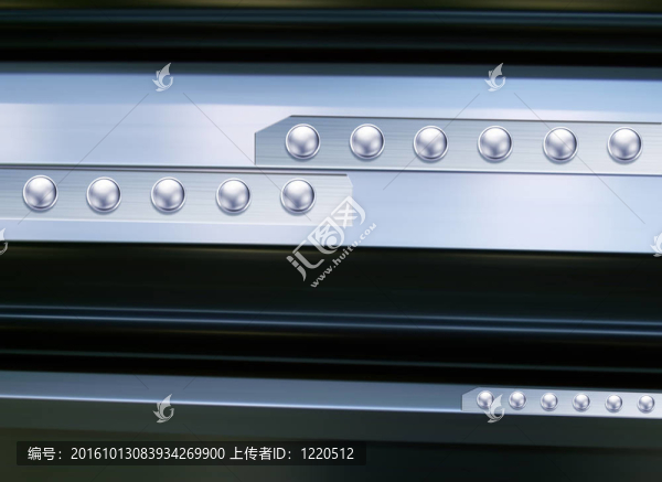銀鉚釘金屬質感