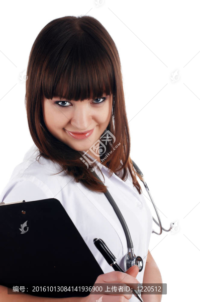 年輕女孩的迷人的護(hù)士