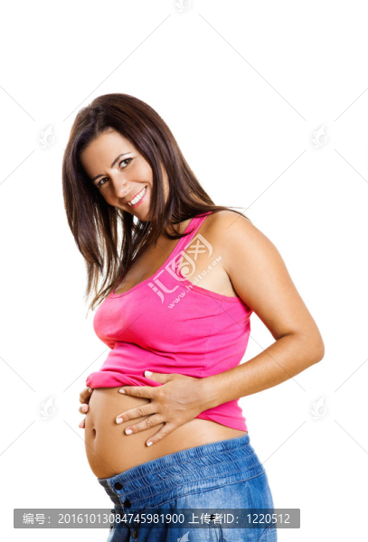 懷孕的女人