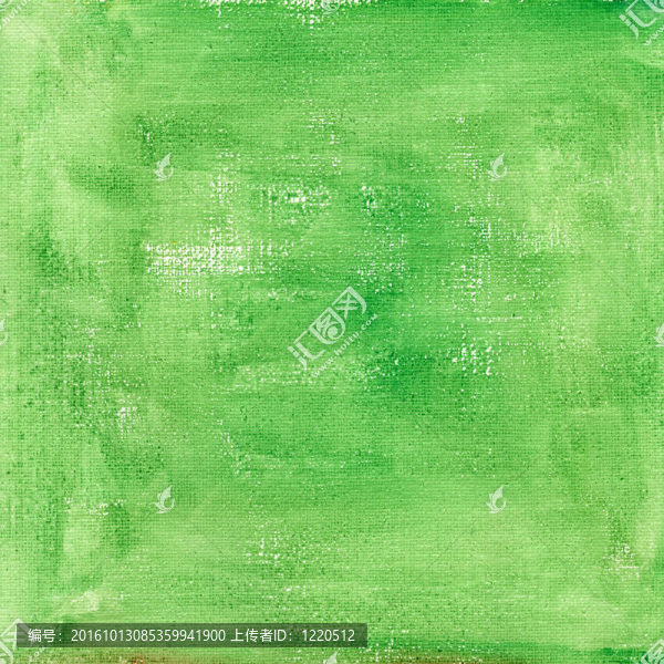 綠色水彩抽象與畫布紋理