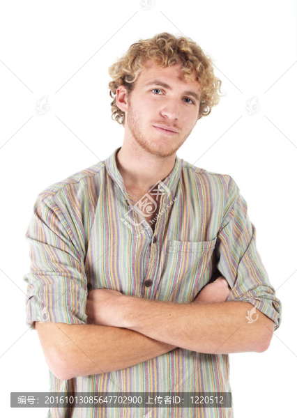 白人男子的肖像