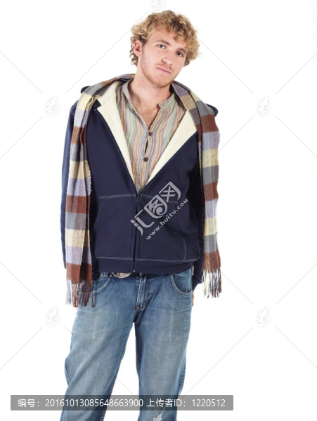 白人男子的肖像
