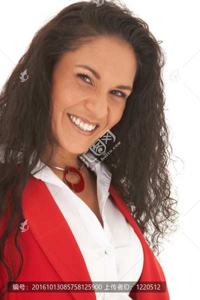 漂亮的白人女商人