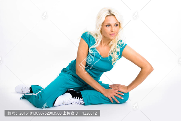 健身房的女孩