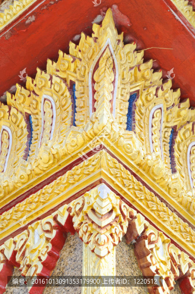 泰國(guó)島普吉島佛寺外部細(xì)節(jié)