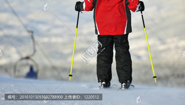 冬季滑雪