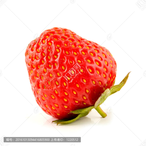 Strawberry在一個(gè)白色的