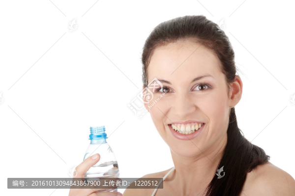 女子的飲用水