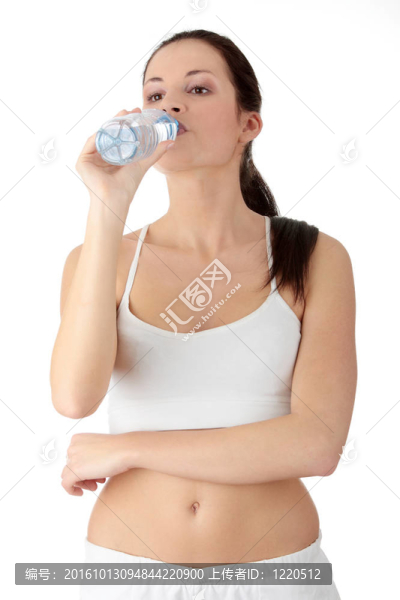 女子的飲用水