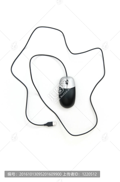 白色背景下的電腦鼠標(biāo)