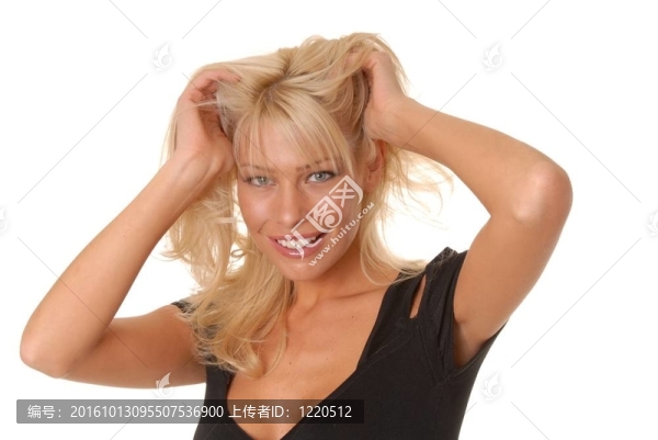 可愛的金發(fā)女孩