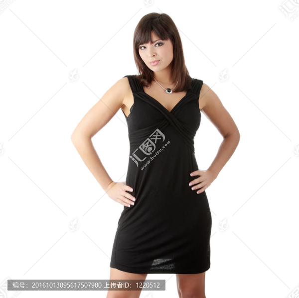優(yōu)雅的晚禮服的女人