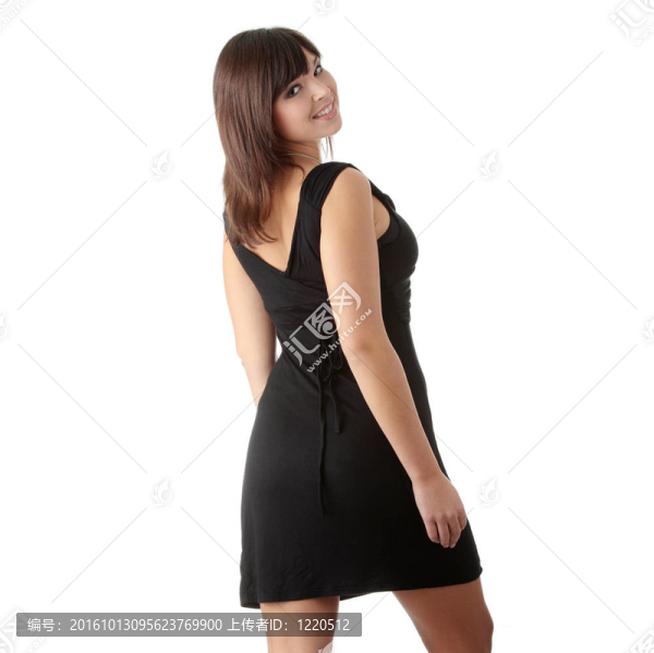 優(yōu)雅的晚禮服的女人