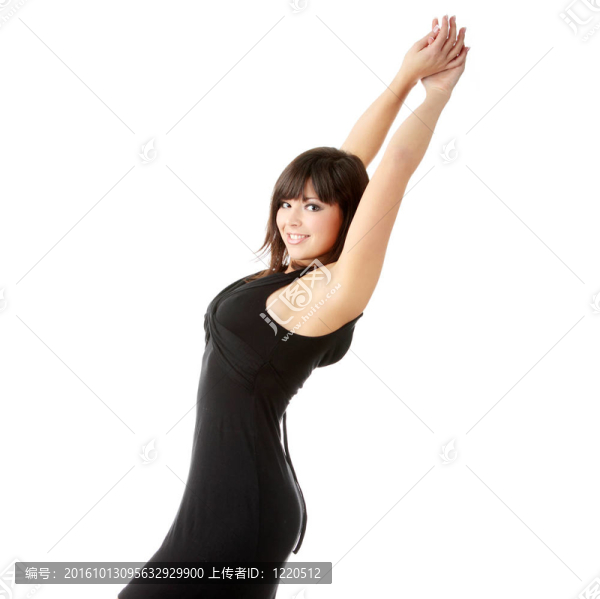 優(yōu)雅的晚禮服的女人
