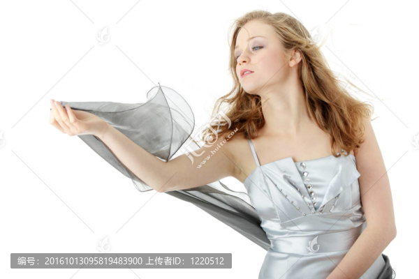 年輕漂亮的金發(fā)女人