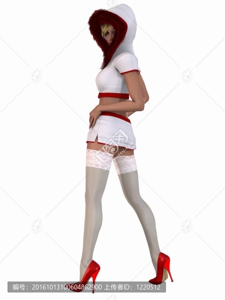 性感圣誕女郎