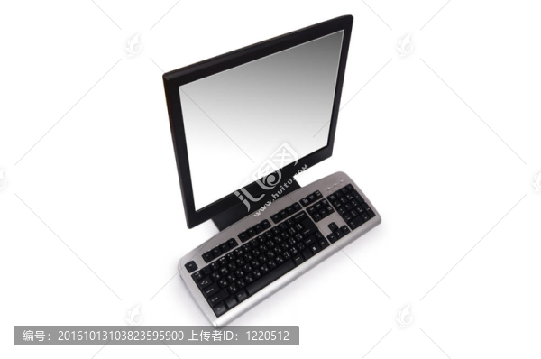平板電腦與白色隔絕