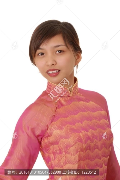 可愛的亞洲的黑發(fā)女孩